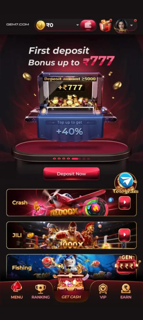 GEM7 Game Withdrawal, UPI Payment, PhonePe and Paytm Deposit Methods